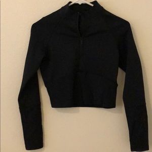 Activewear crop hoodie